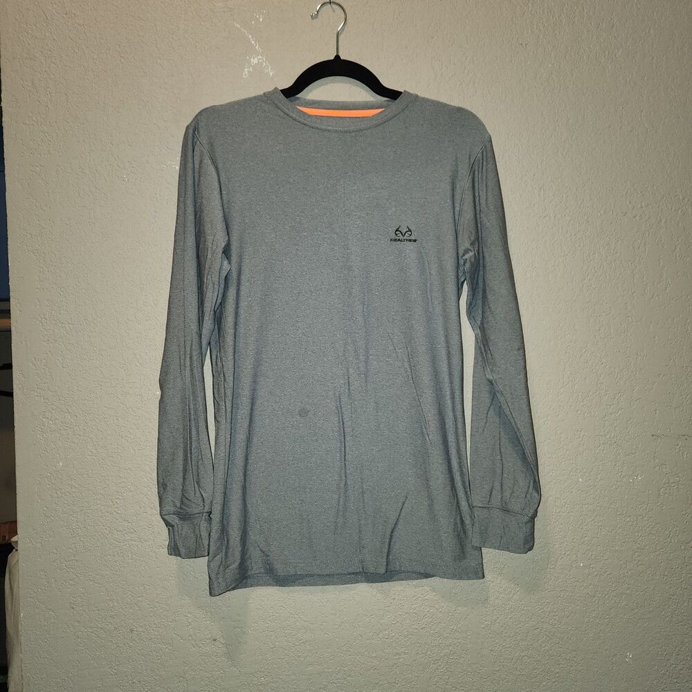 Grey Realtree Long Sleeve Performance shirt | small